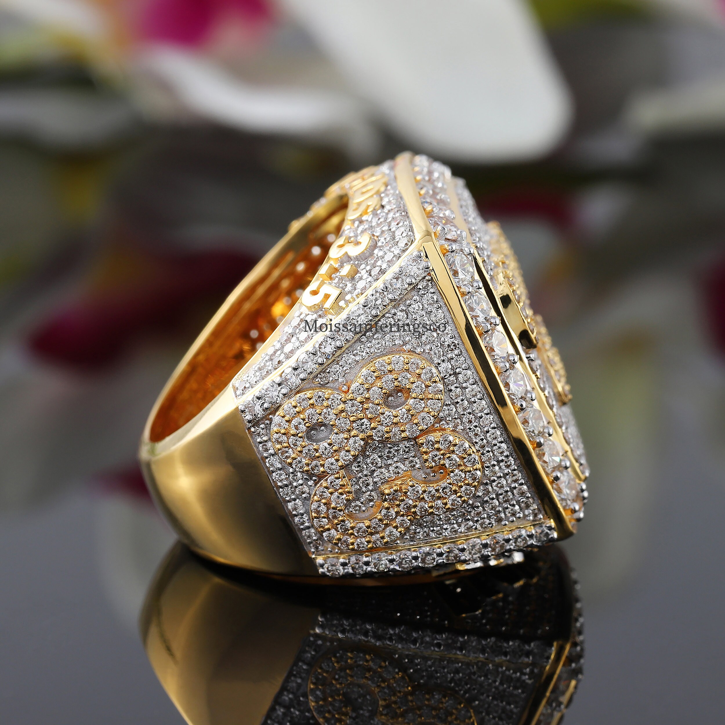 Custom iced out rings discount