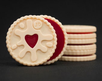 Jammie Dodger Fidget Curseur | Jouet magnétique Snappy satisfaisant