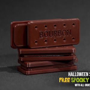 Bourbon Biscuit Fidget Slider | Satisfying Snappy Magnetic Fidget Toy