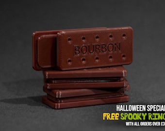 Bourbon Biscuit Fidget Slider | Satisfying Snappy Magnetic Fidget Toy
