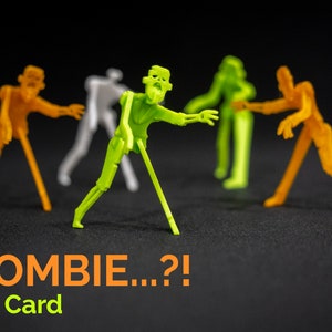 Tarjeta de kit de modelo de zombi