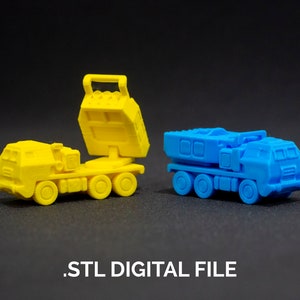 Print-In-Place M142 HIMARS 3D Printable Articulated Model Toy