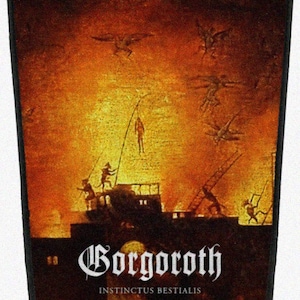 Gorgoroth High Quality Printed Backpatches Free shipping with tracking 4