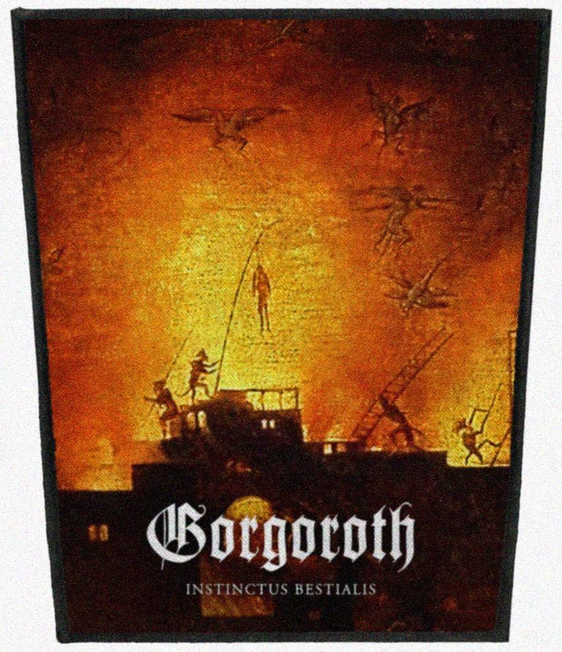 Gorgoroth High Quality Printed Backpatches Free shipping with tracking 4