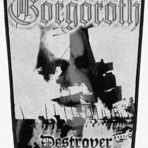 Gorgoroth High Quality Printed Backpatches Free shipping with tracking 2