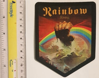 Rainbow - Rising - Lasercut patch - Free shipping !!