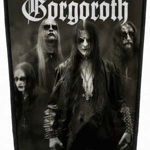 Gorgoroth High Quality Printed Backpatches Free shipping with tracking 1