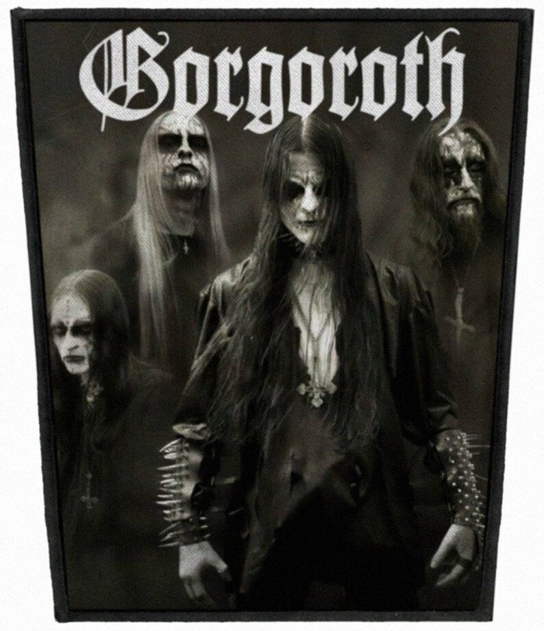 Gorgoroth High Quality Printed Backpatches Free shipping with tracking 1
