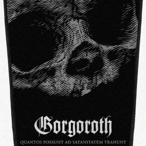 Gorgoroth High Quality Printed Backpatches Free shipping with tracking 5