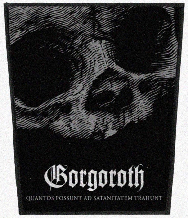 Gorgoroth High Quality Printed Backpatches Free shipping with tracking 5