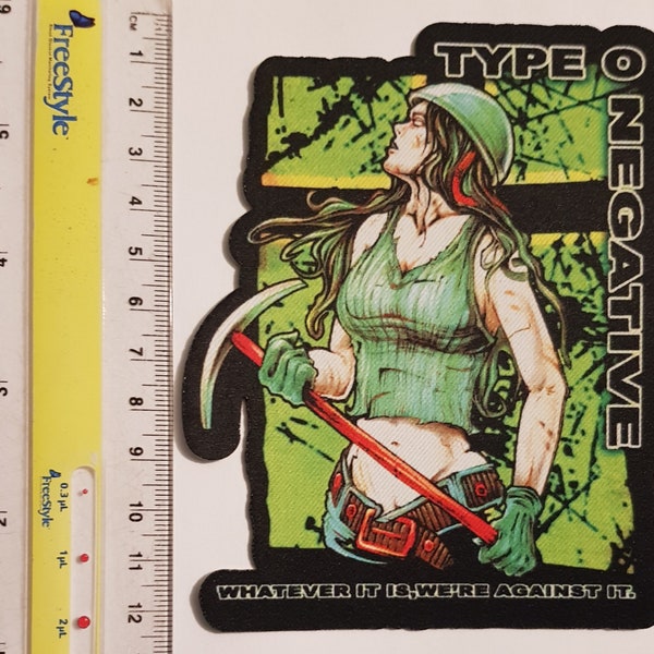 Type o Negative - Whatever it is - Lasercut patch - Free shipping !!