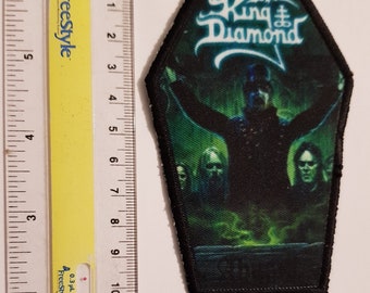 King Diamond Heavy Metal Enamel Brooch Pin King Diamond Heavy Metal Enamel Brooch Pin