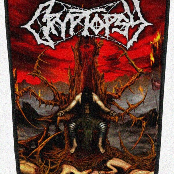 Cryptopsy - High Quality Printed Backpatches - Free shipping !!!with tracking !!!