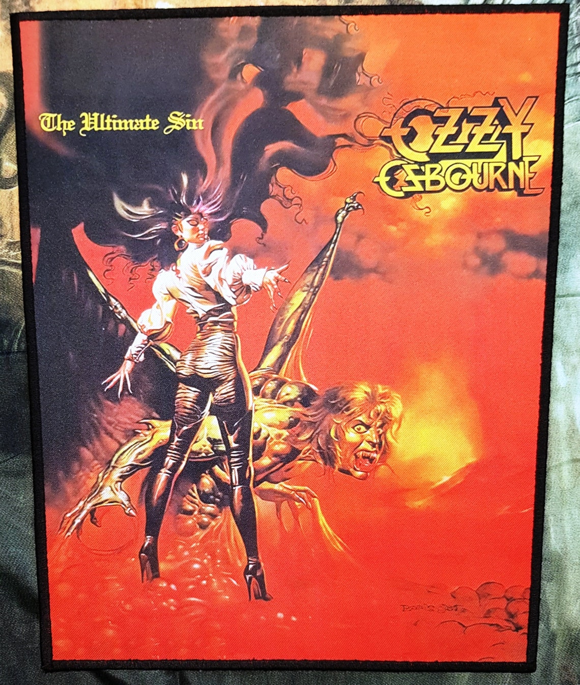 ozzy osbourne ultimate sin poster