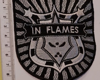 In Flames patch -  Free shipping !!!