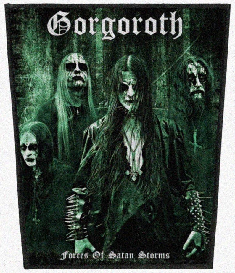 Gorgoroth High Quality Printed Backpatches Free shipping with tracking 3