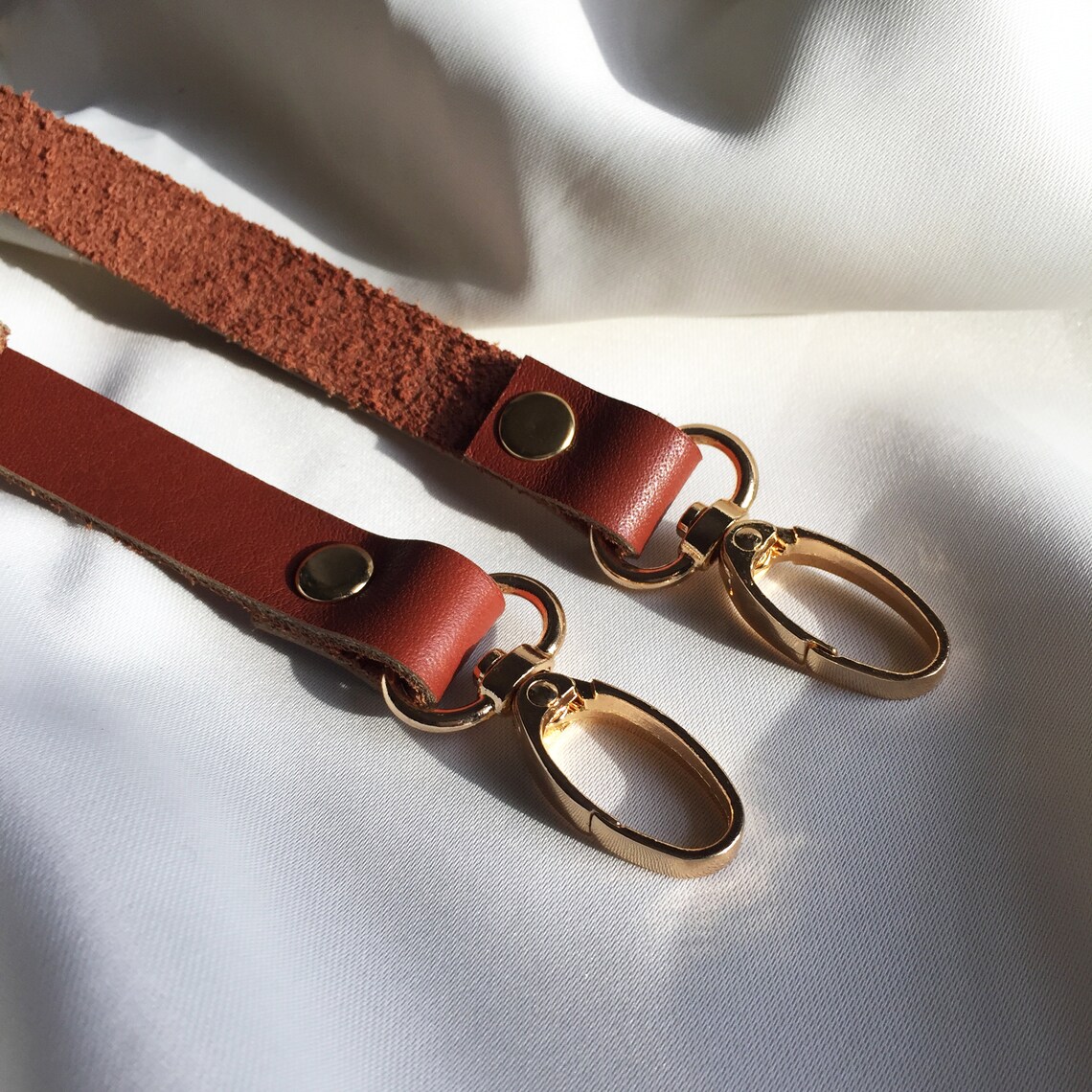 Brown Leather Bag Strap Replacement Adjustable Handbag Strap Etsy