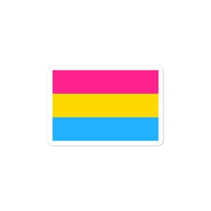 Autocollant Drapeau de la fierté Pansexuelle