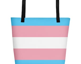Transgender Flag Tote Bag