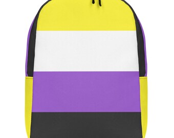 Mochila Bandeira do Orgulho Não Binária