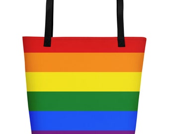 LGBT Flag Tote Bag