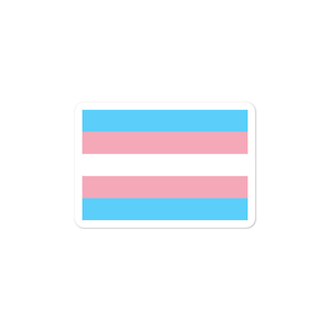 Autocollant Drapeau de la Fierté Trans