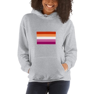 Unisex Lesbian Flag Hoodie