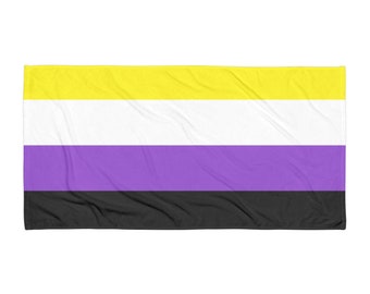 Non Binary Flag Towel