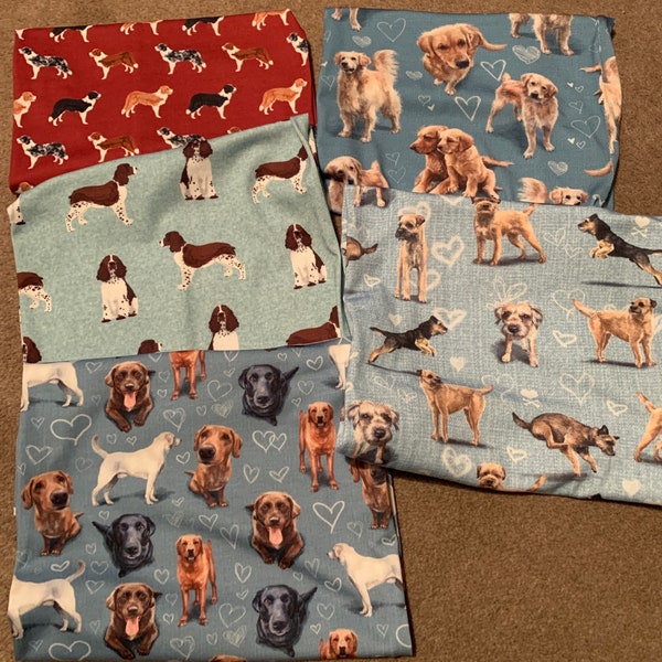 Neck Warmer, Neck Tube, Gaiter, Snood, Handmade, Dog Fabrics, Lab, Spaniel, Border Terrier, Collie, Retriever, Chickens