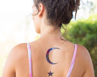 Temporary Art Tattoo Galaxy