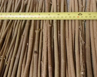 Medium Natural Hazel Wood Sticks, Crafts Supplies - Celtic Craft Materials, Whittiling, Shaping, Wands, Eco Friendly, Green Woodwork