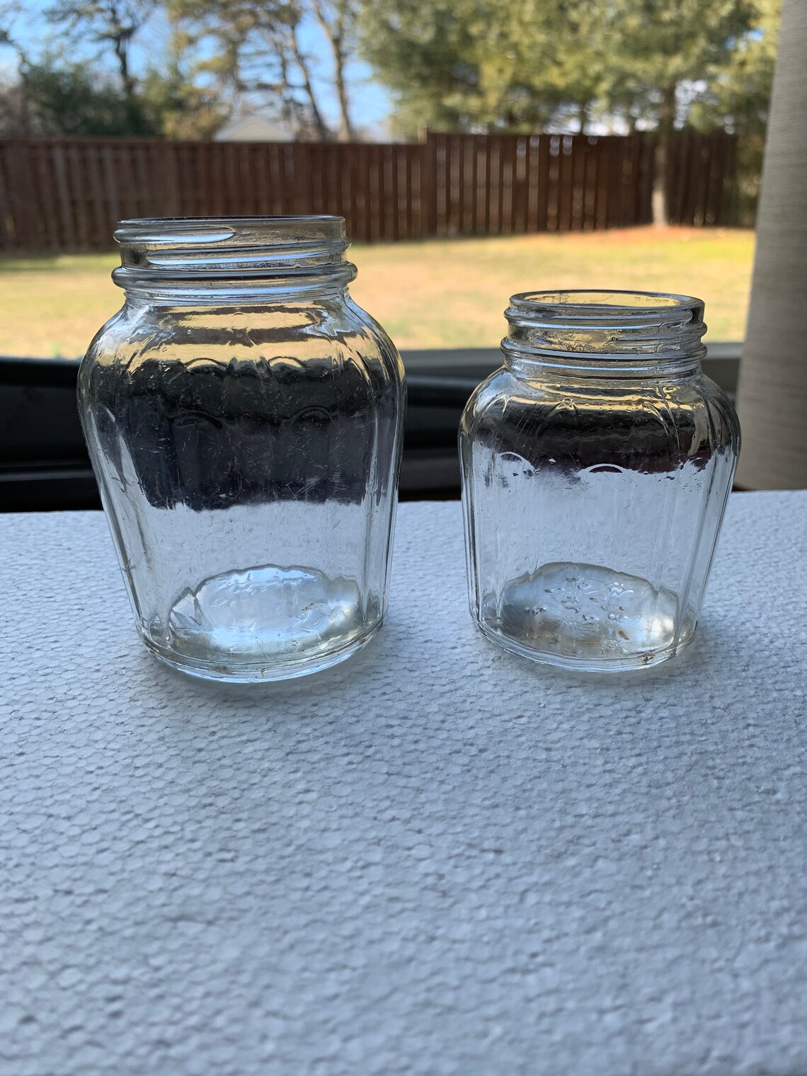 SET OF TWO Antique Mustard Jars Circa 1940s Etsy