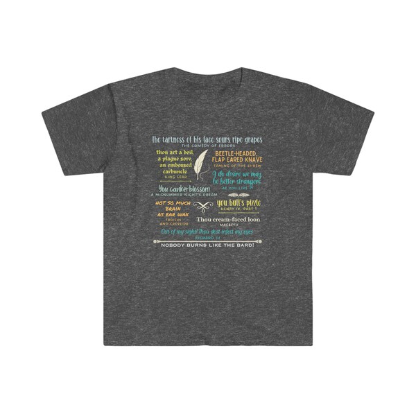 Funny Shakespearean Insults T-Shirt