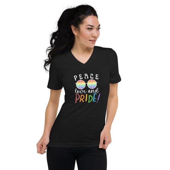 v neck pride shirt