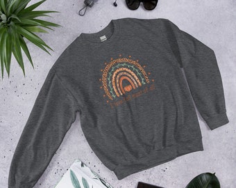 Fall sweatshirt/ Unisex fall sweatshirt/ Love fall best of all sweatshirt/ Thanksgiving sweatshirt