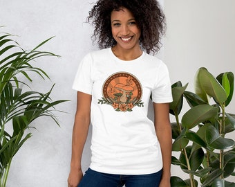 Unisex t-shirt Cottagecore / Vintage Mushroom T-Shirt / Mushroom T-Shirt /