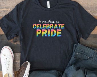 Black short-sleeve unisex PRIDE t-shirt