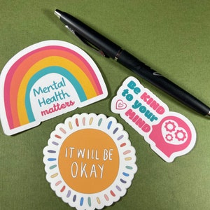 Mental Health Matters Sticker Set