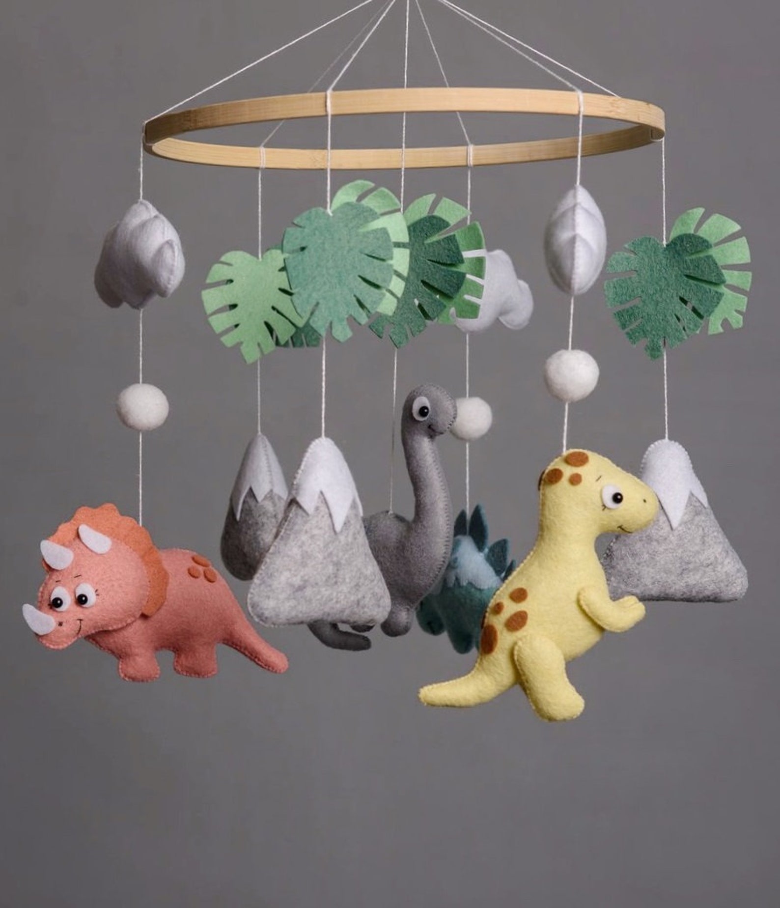 Dinosaur mobile/Baby mobile with dinosaurs for baby Etsy