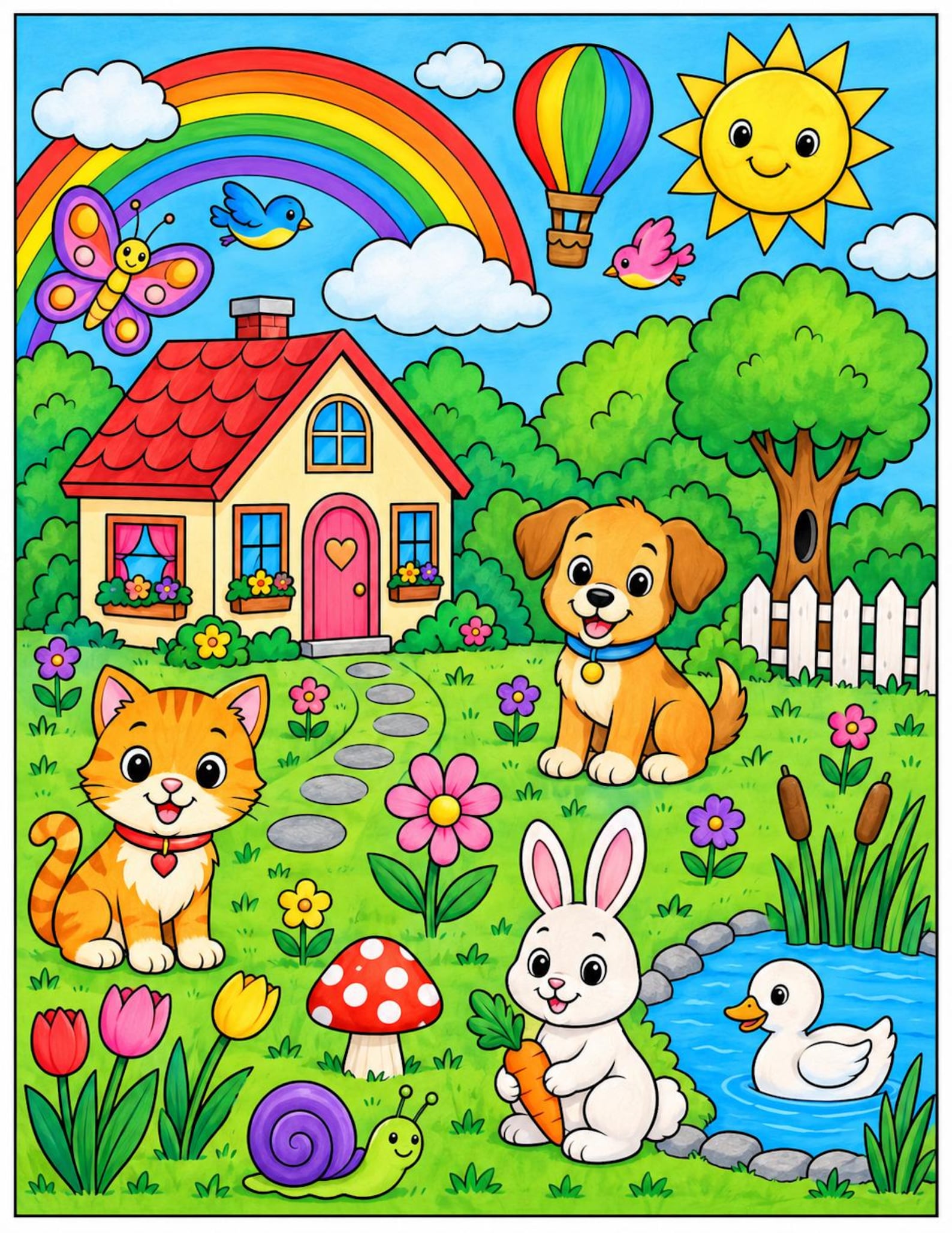 Individual Coloring Page For Kids Printable PDF Etsy individual-coloring-page-for-kids-printable-pdf-etsy