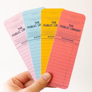 Ensemble de signets colorés pour liste de lecture