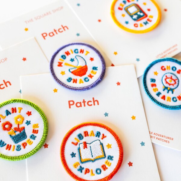 Little Adventures Merit Patches | Sew-On Cute Colourful Merit Badges