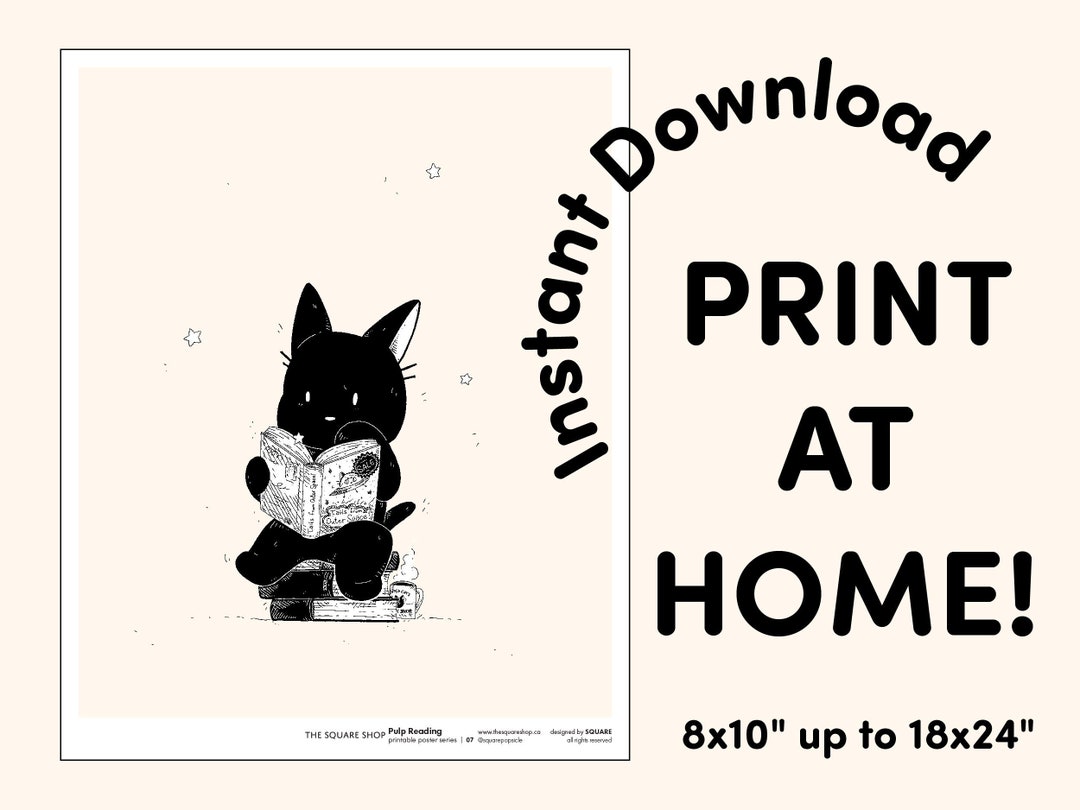 Reading Pulp Poster Children's Room Reading