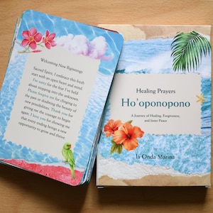 Oraciones curativas de Ho'oponopono: 30 tarjetas de afirmación para purificar y transformar tu vida