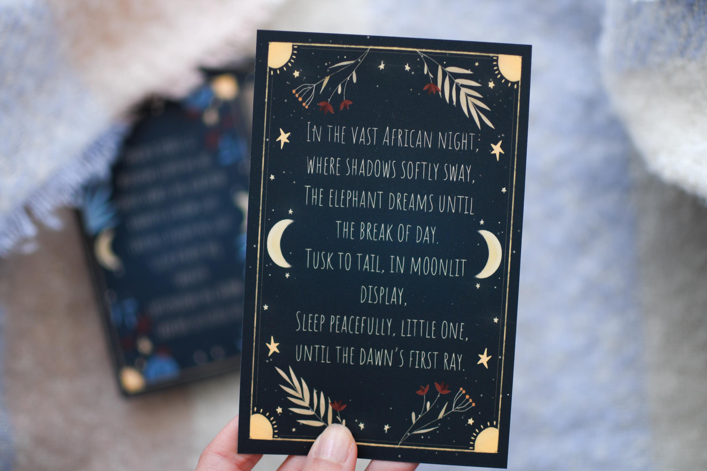 Sleep Card Shell Bedtime Sleep Cards for Kids – Sleeping Animal Buddies, Relaxation ...