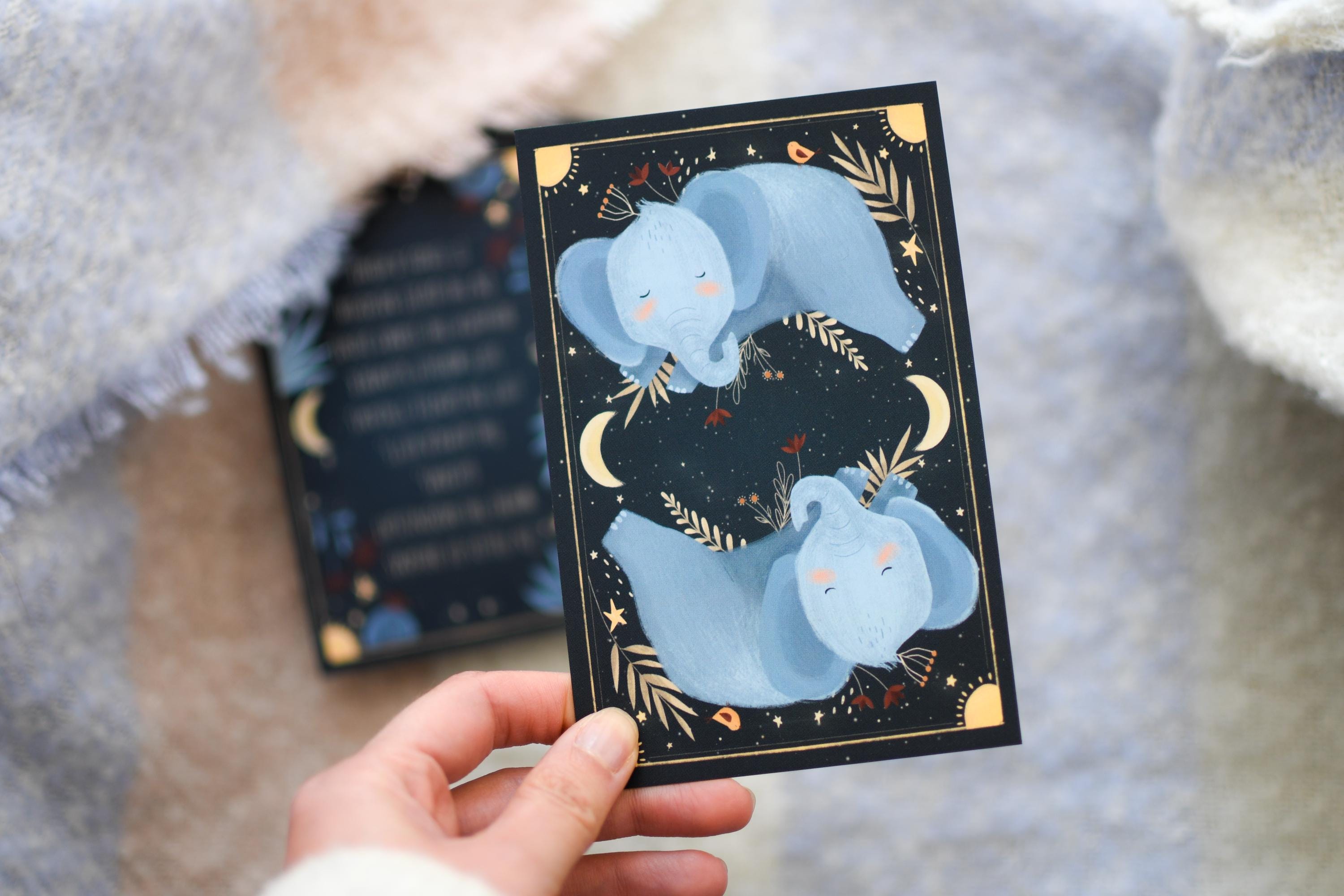 Sleep Card Shell Bedtime Sleep Cards for Kids – Sleeping Animal Buddies, Relaxation ...