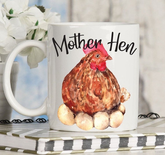 Mother Hen Chicken Gift Coffee Mug Etsy