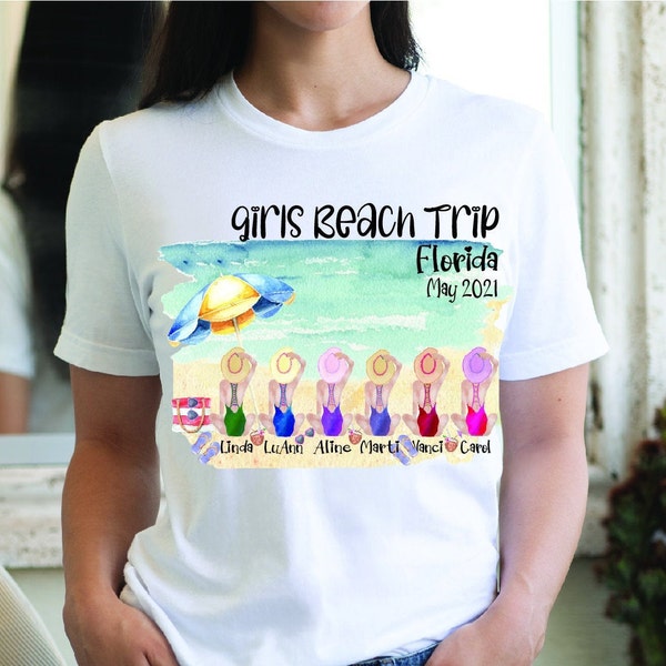 Girls Beach Trip Shirts Etsy