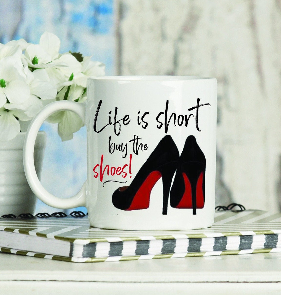 Life Is Short, Buy the Guitar Coffee Mug