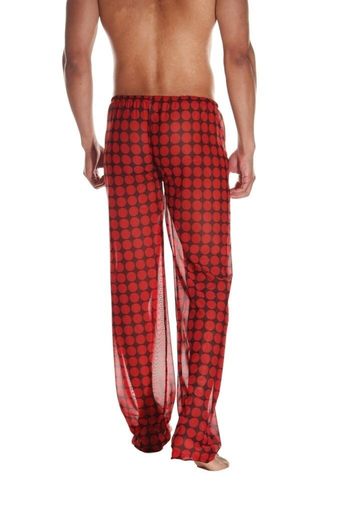 Men Red Transparent Bottom Pajama Pyjama Man Fashion LGBT - Etsy Singapore